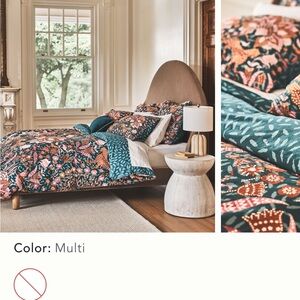 Floral Multi-Color Bedding Set